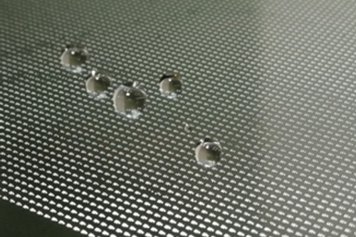 LED封裝鋼網超疏水表面效果